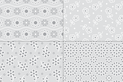 Seamless Gray Eyelet Patterns, a Pattern Graphic by Melissa Held Designs (Thumbnail 5 of 7)