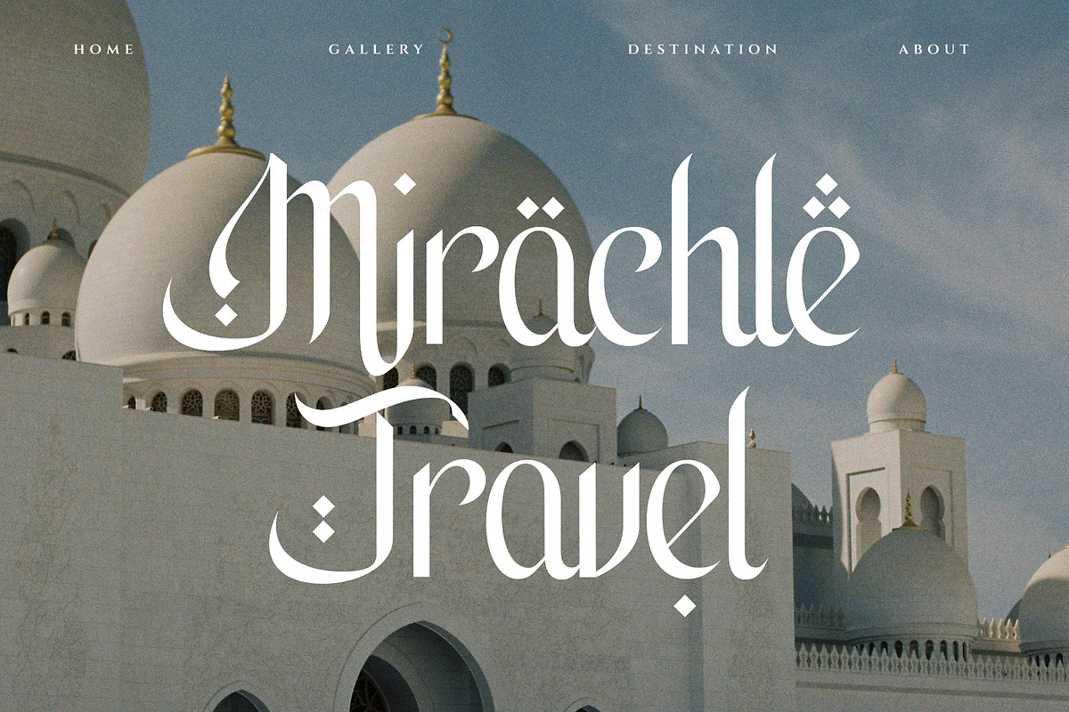 Haymila Islamic Display Font, a Serif Font by RantautypeStudio (Photo 4 of 17)