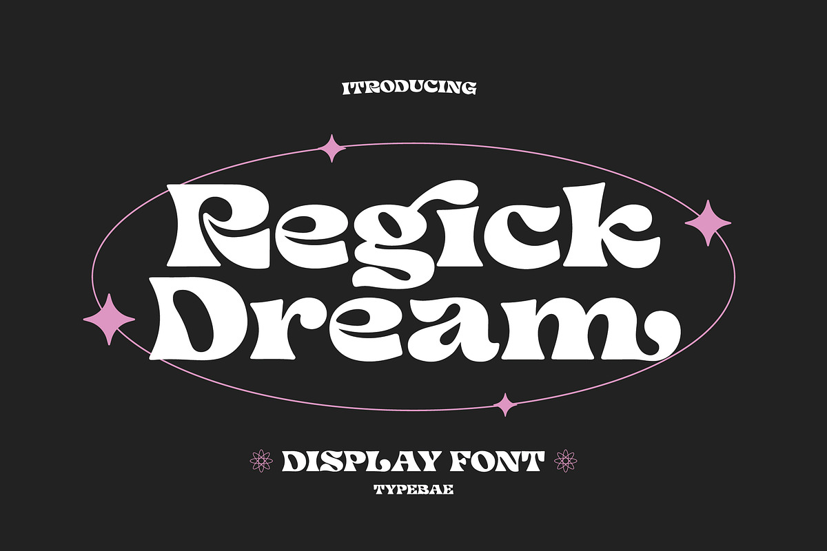 Regick Dream – Retro Display Font, a Serif Font by Typebae (Photo 9 of 9)