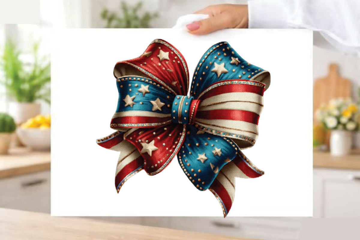 Patriotic USA Bow Clipart Bundle, an Illustration by SVGArt (Photo 7 of 9)
