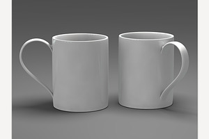 White Mugs