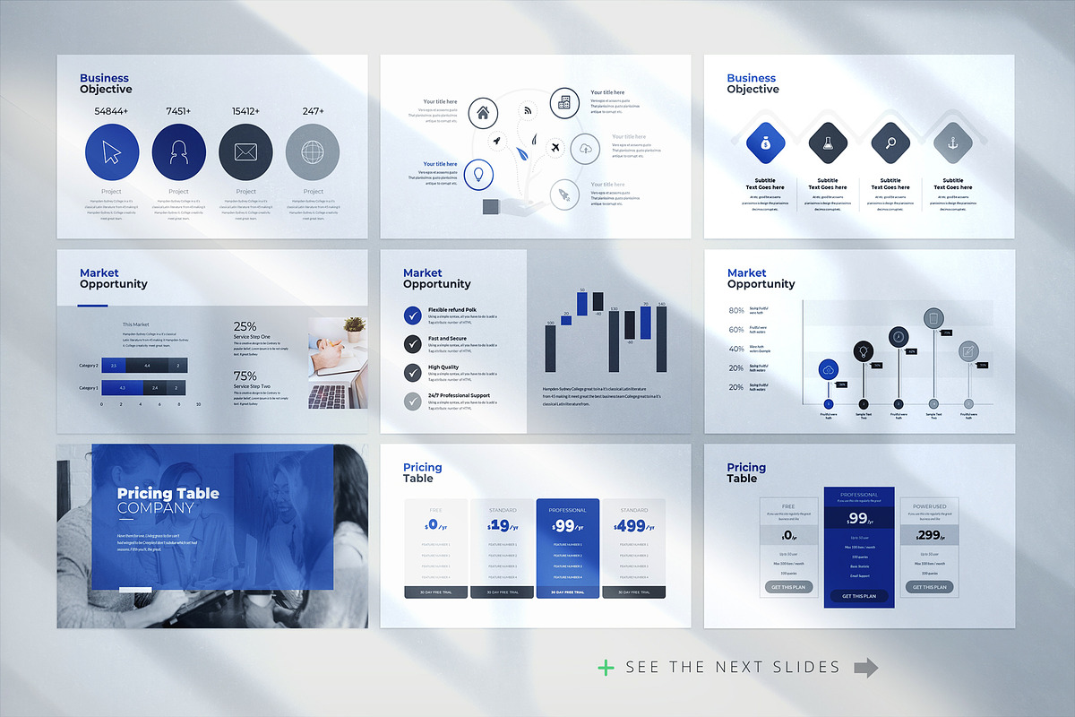 Circle-The Creative PowerPoint, a Presentation Template by White Graphic (Photo 12 of 14)