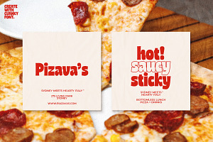 Cuanky Super Fun Retro Pizza Font