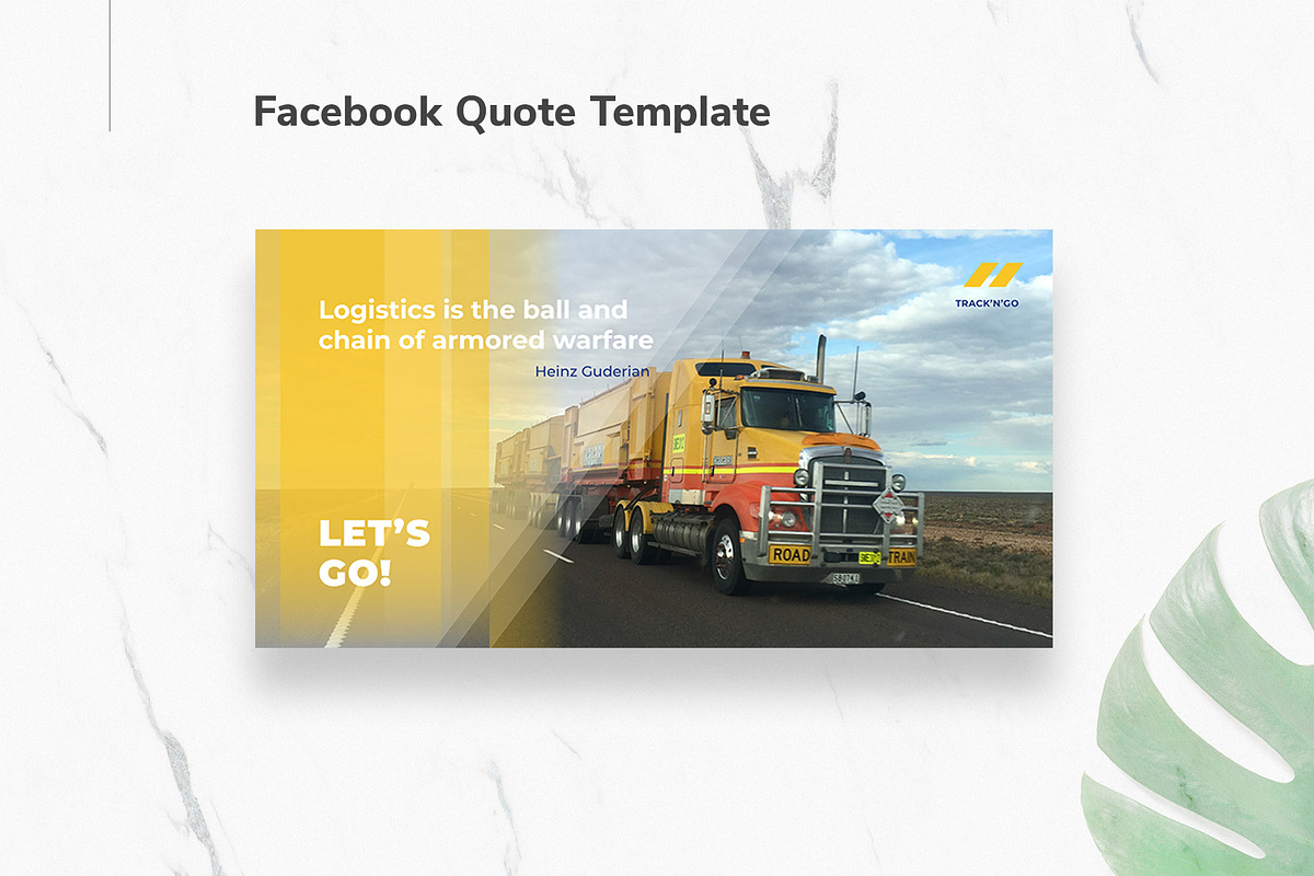 Trucking Logistics Facebook, a Social Media Template by TemplatesNow! (Photo 7 of 7)