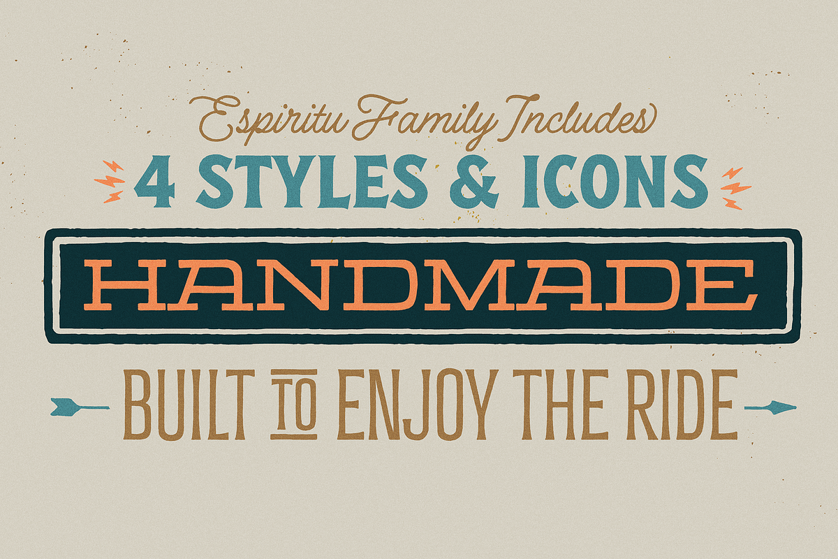 Espiritu font set, a Font by Sudtipos (Photo 7 of 8)