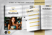 Course Workbook Print Layout, a Brochure Template by Grkic Creative (Thumbnail 1 of 13)