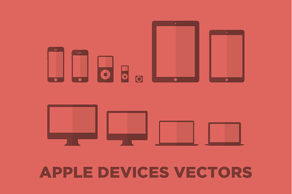 Minimalist Apple Devices Vectors