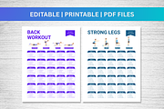 Canva 30 Day Workout Challenge PDF, a Stationery Template by Snapybiz (Thumbnail 8 of 10)