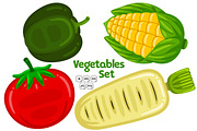 Vegetables Set Vector #02, an Object Graphic by MEDZ (Thumbnail 3 of 3)