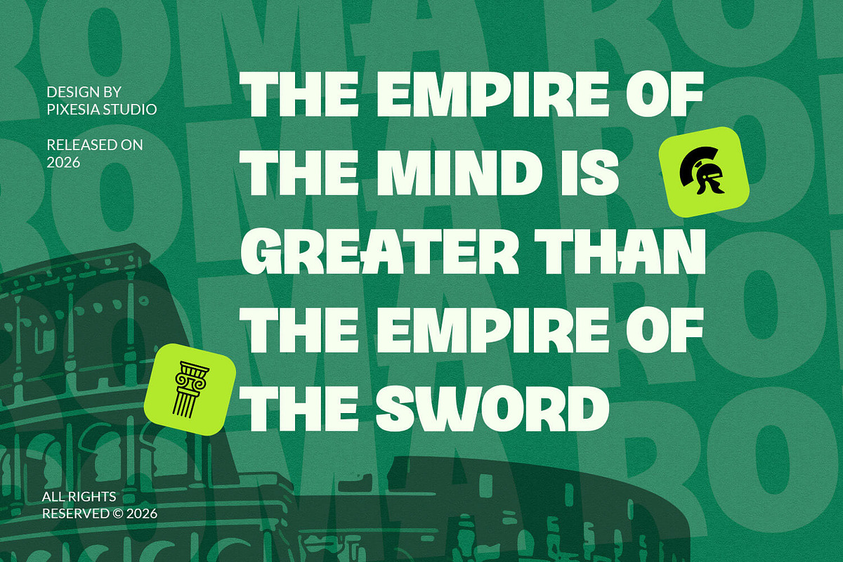 Glugate - Bold Display Font, a Sans Serif Font by Pixesia Studio (Photo 6 of 12)