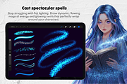 70 Glitter & Shimmer Procreate Brush, a Brush Add-On by Selentaori Studio (Thumbnail 8 of 10)