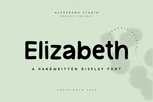 Elizabeth - Handwritten Font