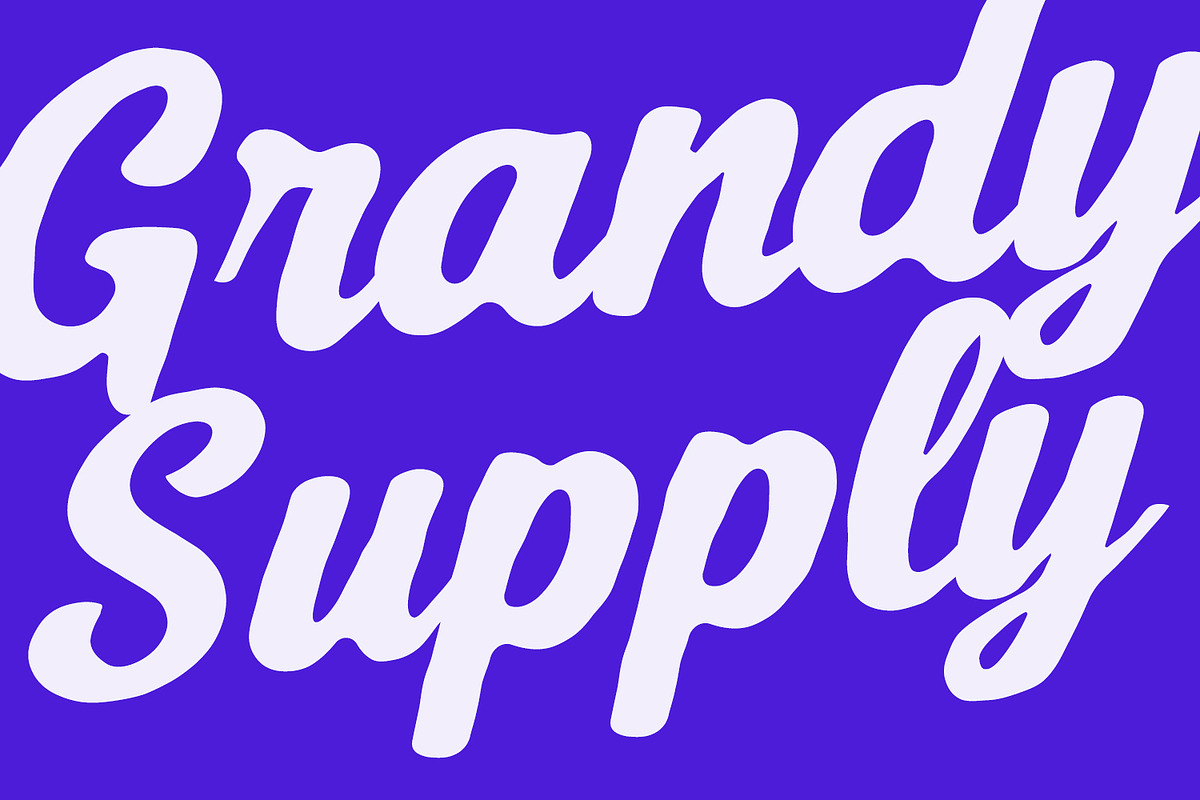 Segalecy Retro Vintage Font Duo, a Script Font by Maulana Creative (Photo 5 of 7)