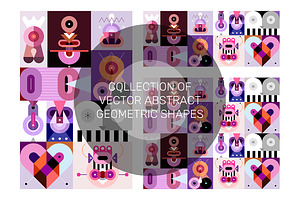 Vector Abstract Geometric Designs, a Graphic by danjazzia
