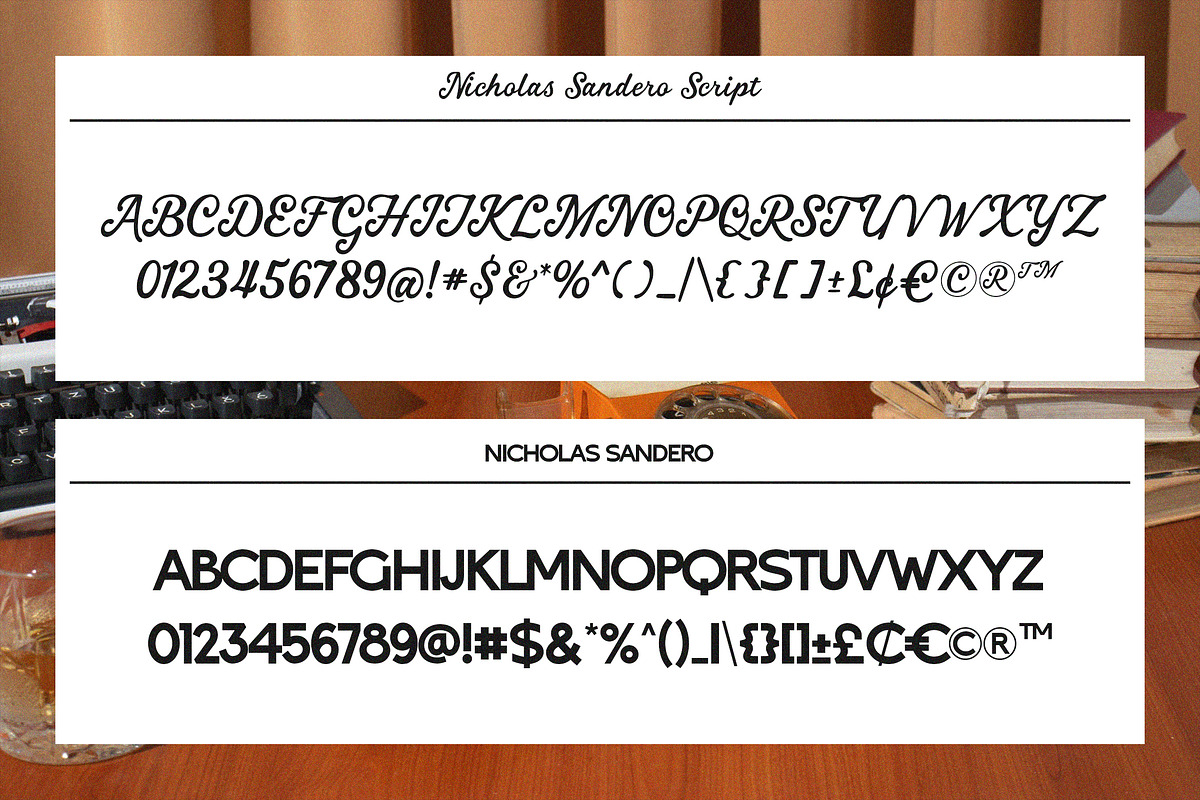 Nicholas Sandero Font Duo Whimsical, a Handwritten Font by Sixtype (Photo 8 of 9)