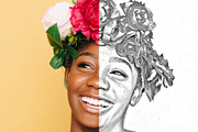 Pencil Drawing Photoshop Action, an Action Add-On by VividFrame (Thumbnail 3 of 8)
