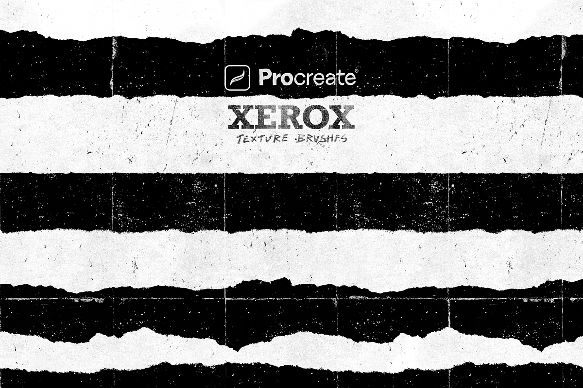 XEROX Brushes for Procreate, a Brush Add-On by wwowly (Photo 2 of 5)