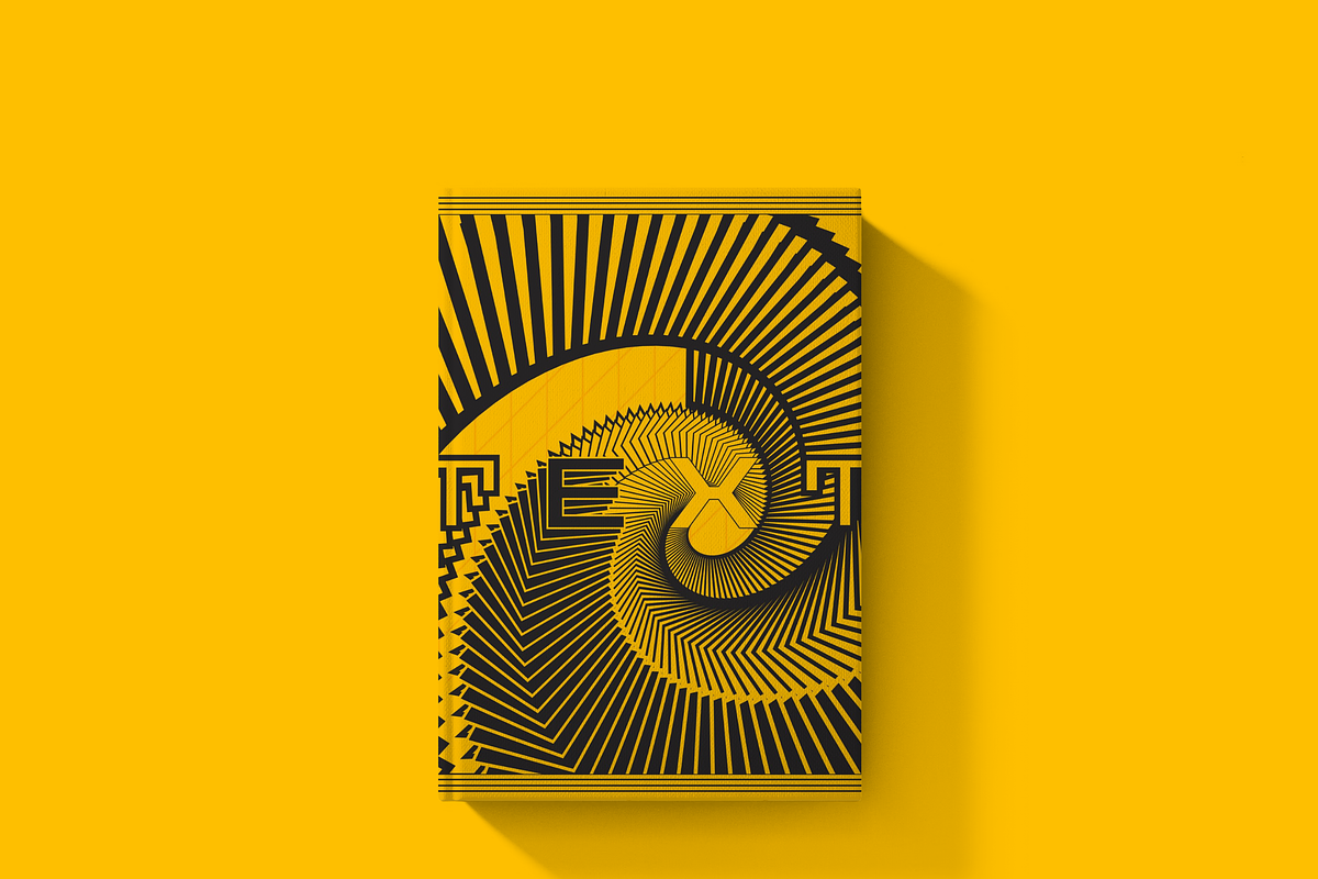 Yellow Geometric Cover Design Bundle, a Poster Template by NJ Himel (Photo 4 of 40)