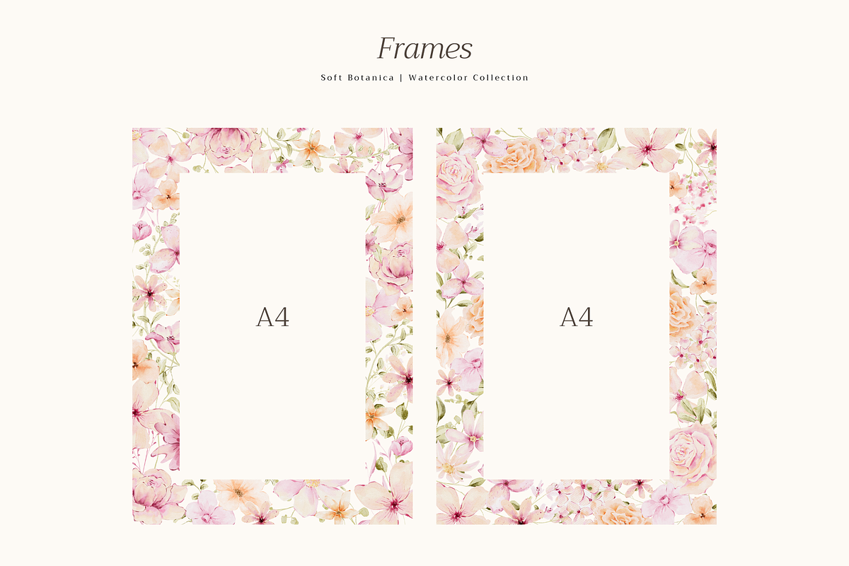 Delicate Pastel Watercolor Flowers, a Decorative Illustration by Altea Design Studio (Photo 12 of 26)