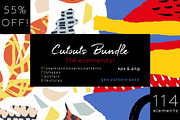 Cutouts big patterns bundle!, a Pattern Graphic by lisa_kalev (Thumbnail 1 of 25)