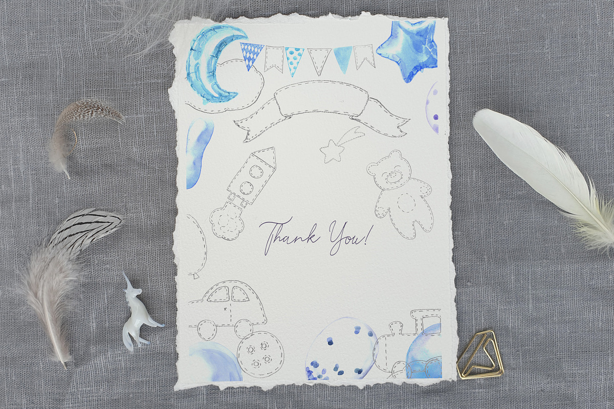 Party Balloons Watercolor Collection, an Animal Illustration by Cat In Colour (Photo 7 of 7)