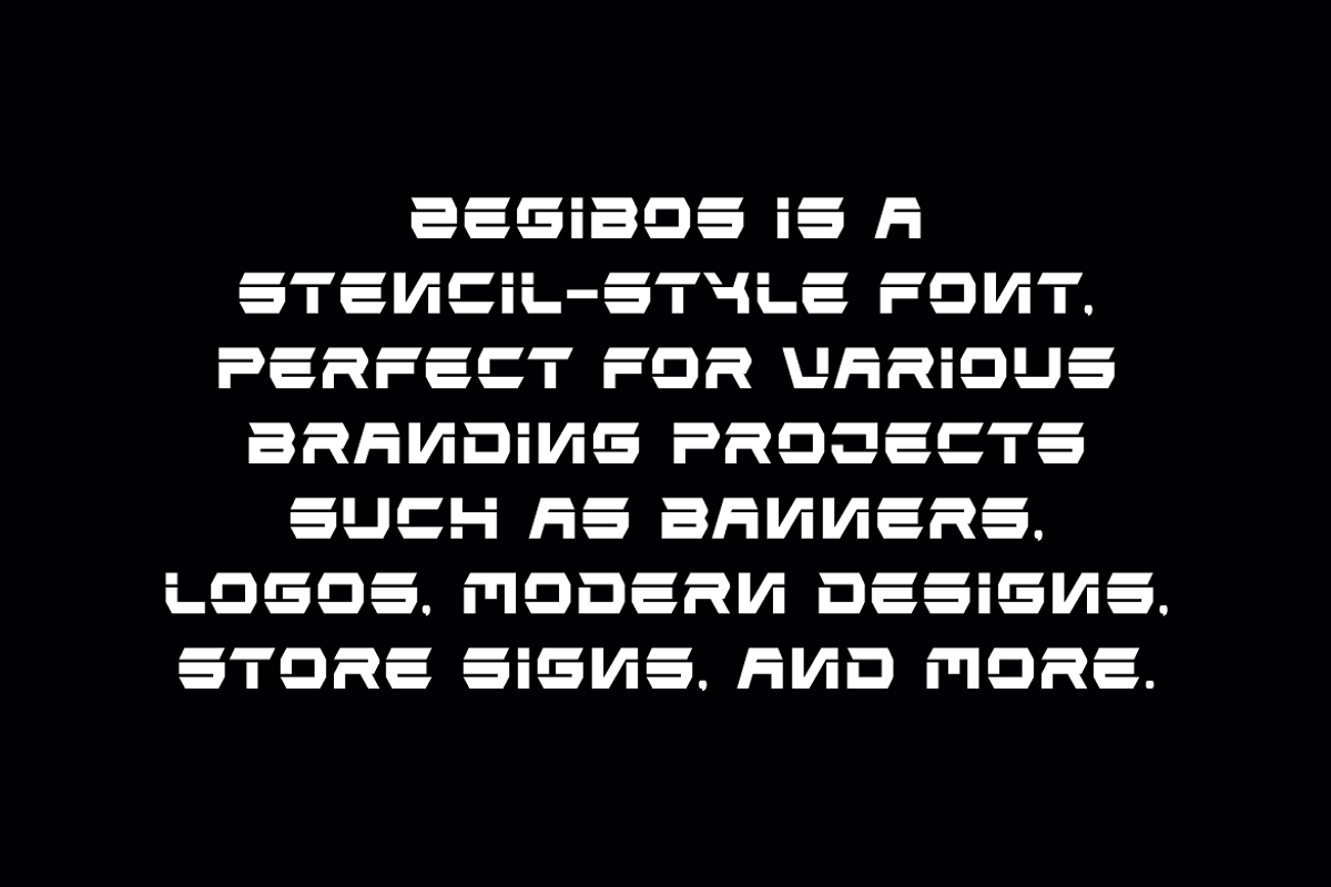 Fespot Stencil - Racing Font, a Sans Serif Font by Iqsiart Studio (Photo 5 of 7)