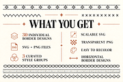 30 Modern Stitch Borders & Seams, an Object Illustration by Designs24hr (Thumbnail 8 of 8)