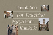 Ageya - Modern Elegant Serif Font, a Serif Font by Kulokale (Thumbnail 12 of 12)