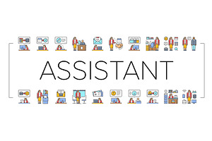 administrative assistant office, a Technology Illustration by pikepicture