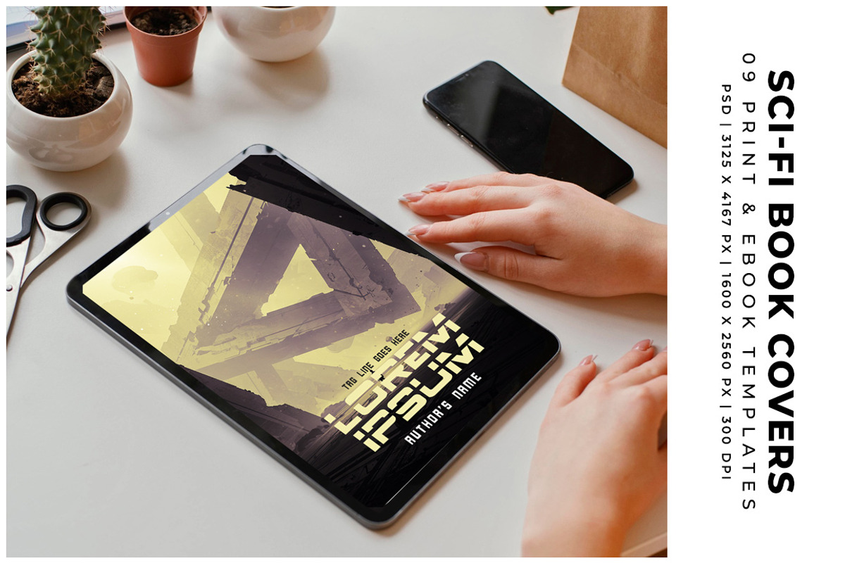 Sci-Fi Book Cover Templates preview 4
