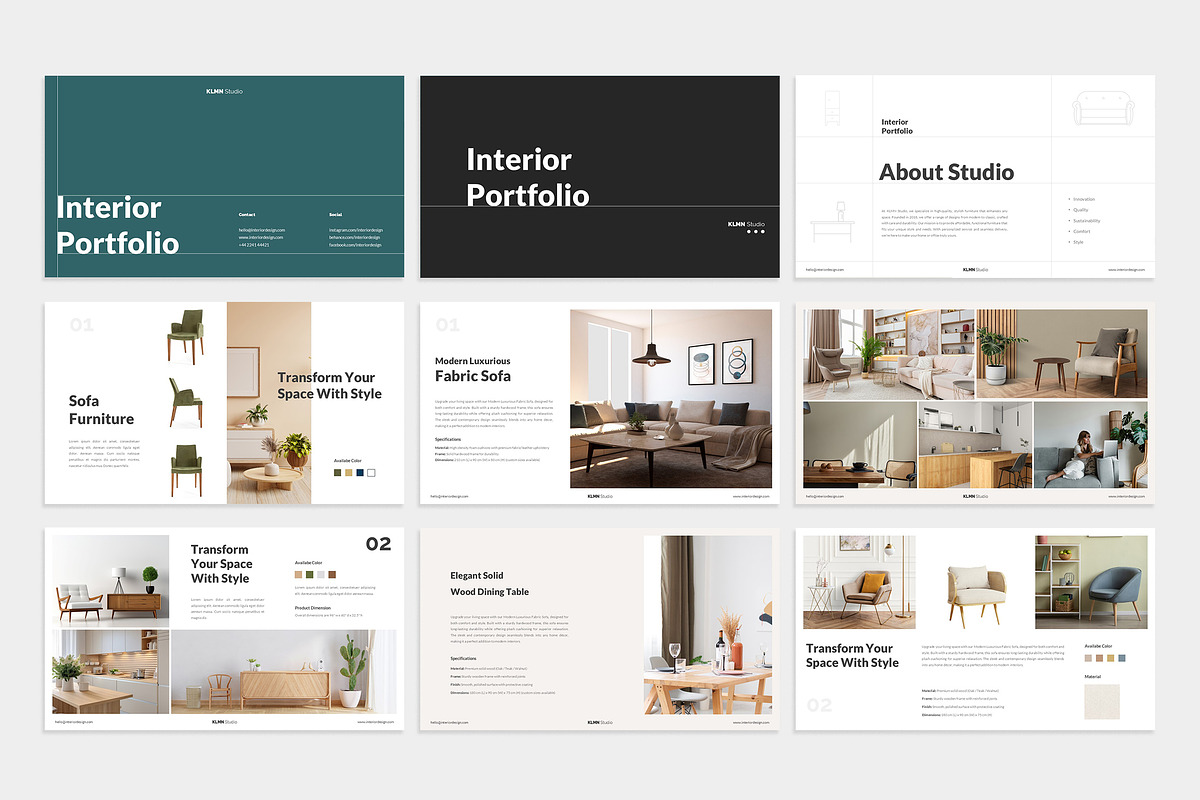 Furniture Catalog Powerpoint, a Presentation Template by kylyman (Photo 5 of 7)