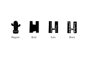 Sansa font family-8font-Scandinavian, a Sans Serif Font by himoki (Thumbnail 3 of 9)