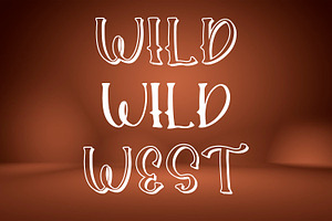 Wild West - A Western Font