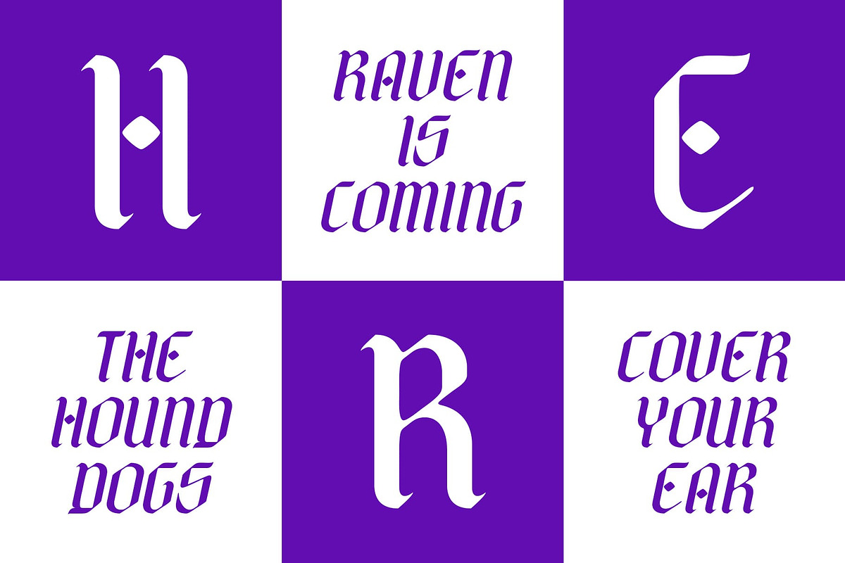 CS Kaiser Drawn, a Blackletter Font by Craft Supply Co. (Photo 4 of 8)