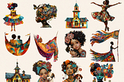 SURREAL JUNETEENTH CELEBRATION, a Person Illustration by Daring Digies (Thumbnail 6 of 16)