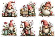 Whimsical Easter Gnome Clipart, an Illustration by Dream Creation (Thumbnail 2 of 7)