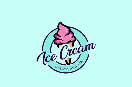 Gelateria Ice Cream Logo Design preview 2