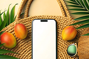 12 mockups for iPhone, a Mockup by Click and a Moment (Thumbnail 3 of 15)