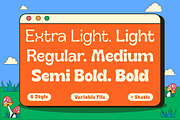 Mricha Variable Groovy Font, a Font by GroovyFontCo (Thumbnail 2 of 8)