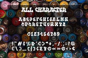 MWD Graff - Wildstyle Graffiti Font