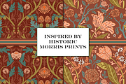 Autumn Boho William Morris Patterns, a Pattern Graphic by RachelStudio (Thumbnail 3 of 10)