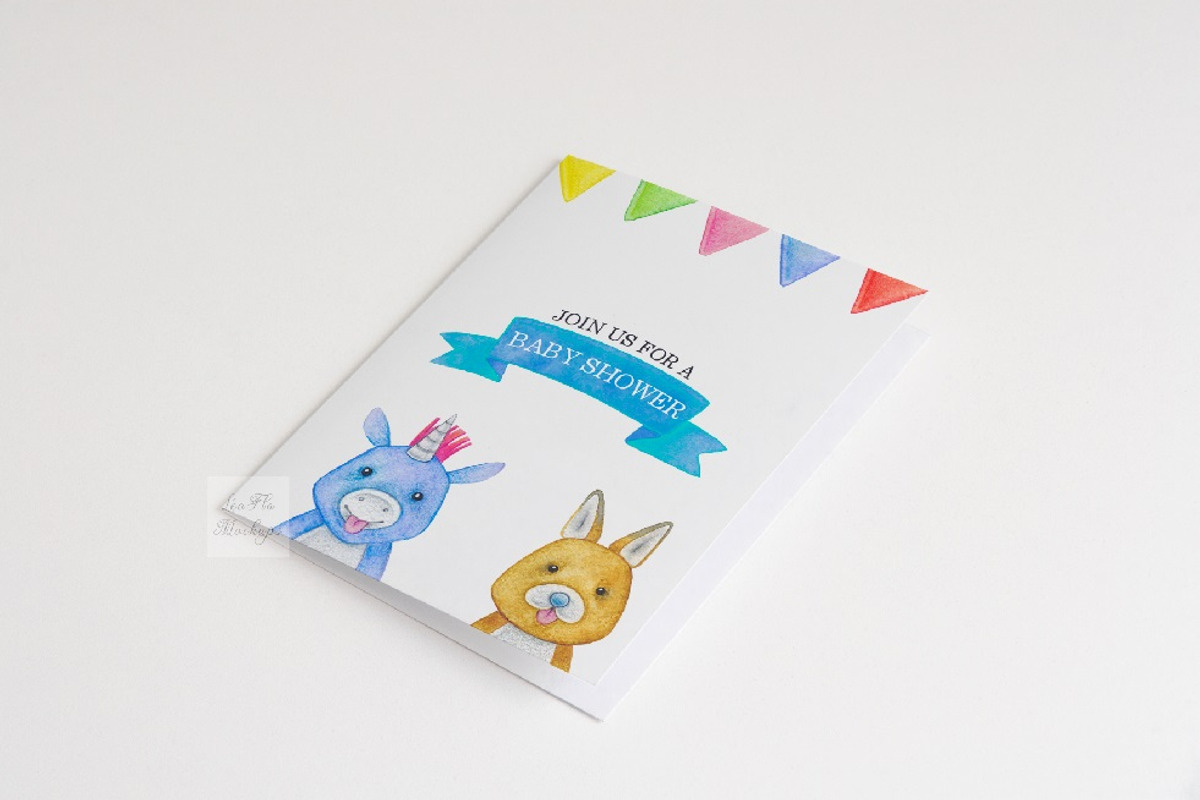 A2 Greeting card mockup psd photo, a Cups & Container Mockup by Leo Flo Mockups (Photo 3 of 7)