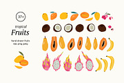 Tropical Fruits, a Food Illustration by Sweet Corner (Thumbnail 1 of 7)