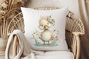 Whimsical Summer Goose Clipart, an Illustration by OK Design (Thumbnail 6 of 6)