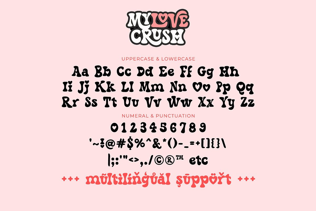 My Love Crush - Heart Cute Font, a Serif Font by Airotype (Photo 11 of 13)
