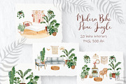 Modern Boho Home Jungle Collection, a Decorative Illustration by Catch the Dream Art (Thumbnail 3 of 15)