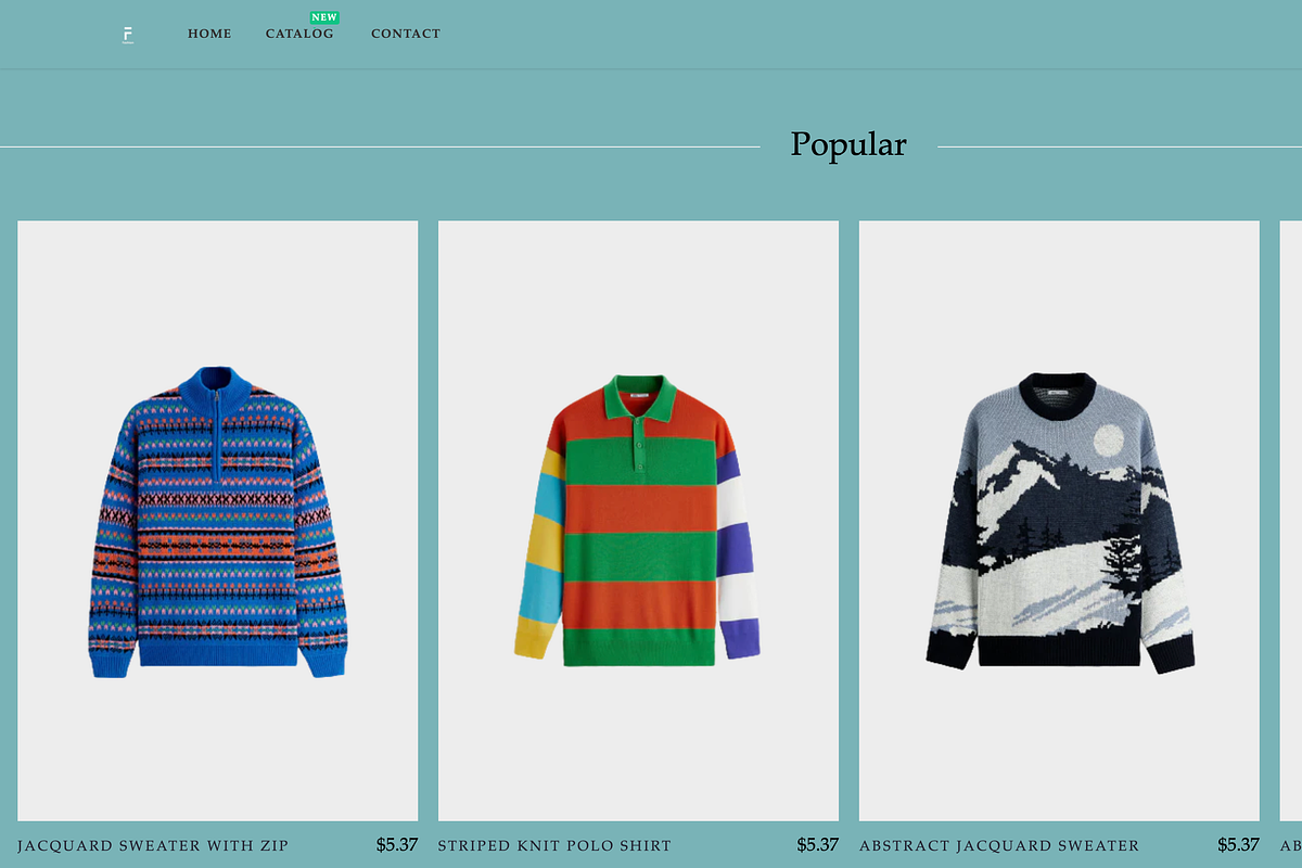 Shopify Cloths eCommerce Theme Blue, a Templates & Theme by Exclusive Themes (Photo 1 of 10)