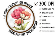 Whimsical Spring Tulip Flower Png, an Illustration by Craft Nest (Thumbnail 2 of 11)