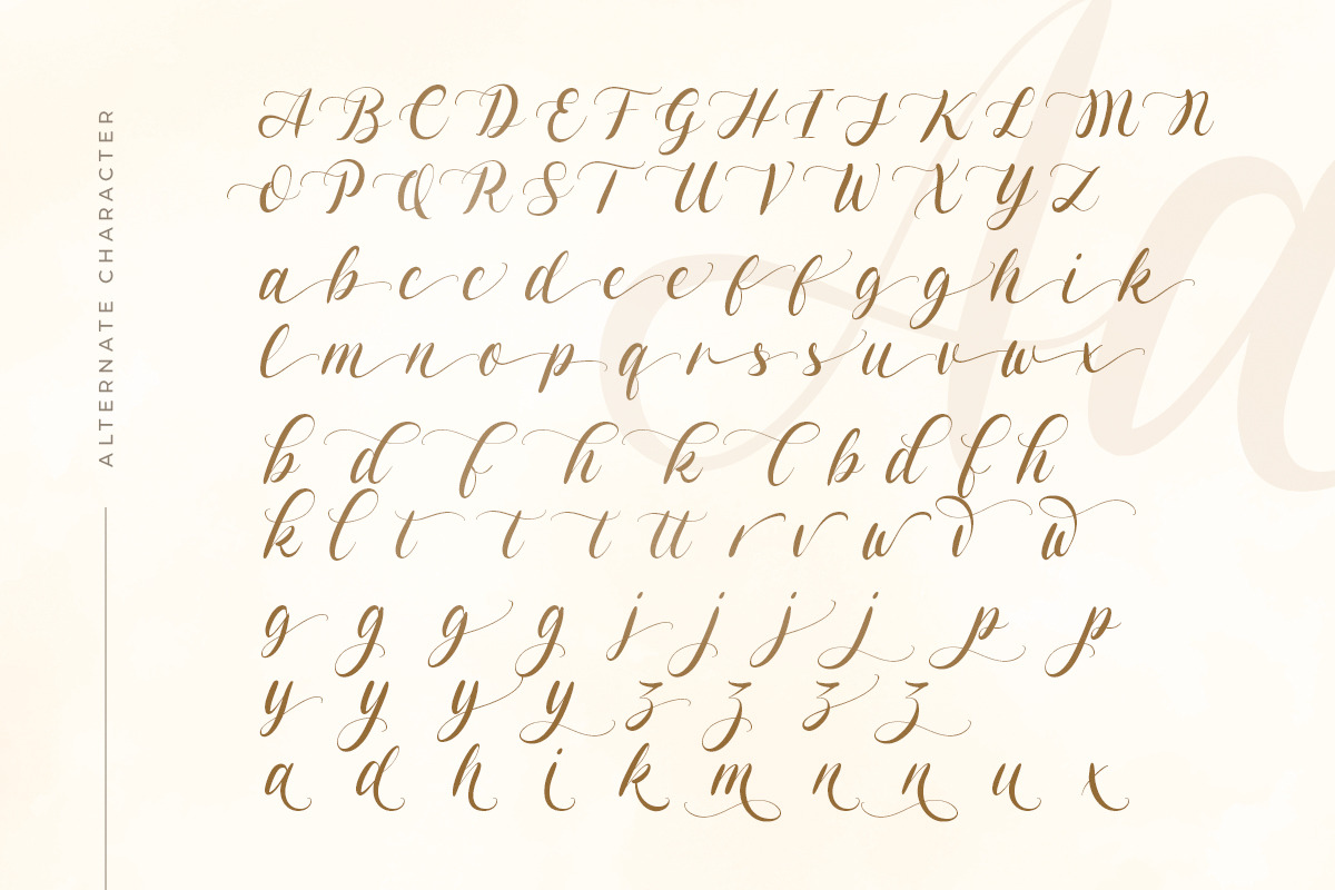 Wedding Trope - Romantic Script, a Script Font by Sarid Ezra (Photo 9 of 10)