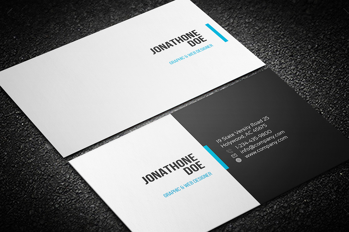 Simple Business Card, a Business Card Template by DesignGhar (Photo 3 of 7)